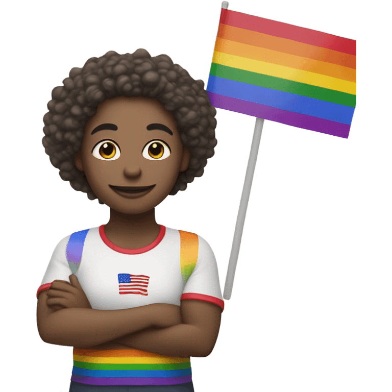 LGBTQ patriot emoji