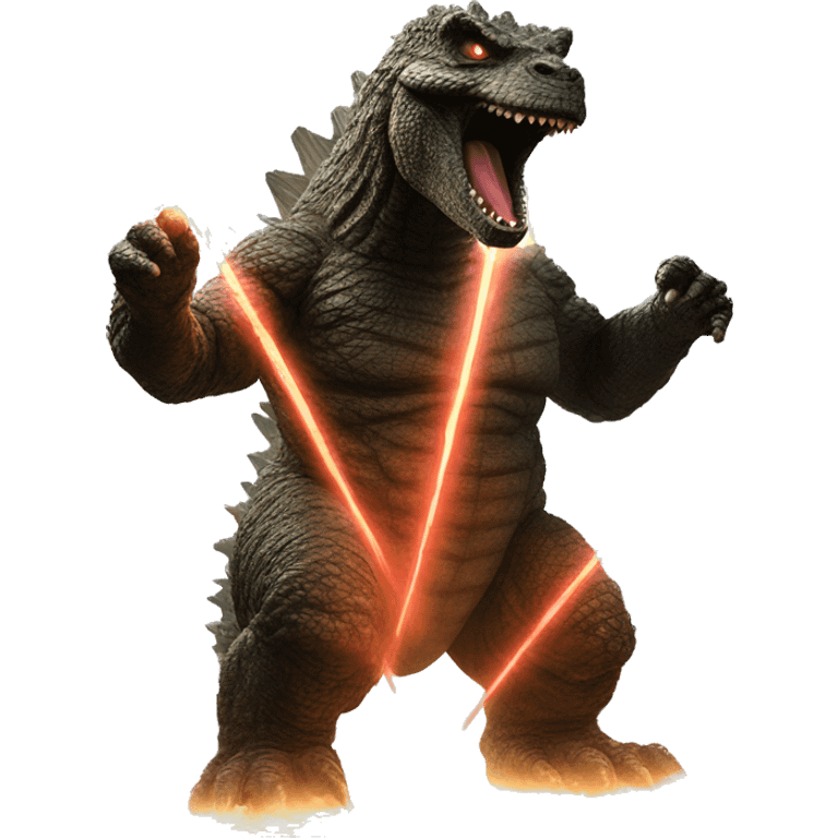 GODZILLA shoots lasers emoji