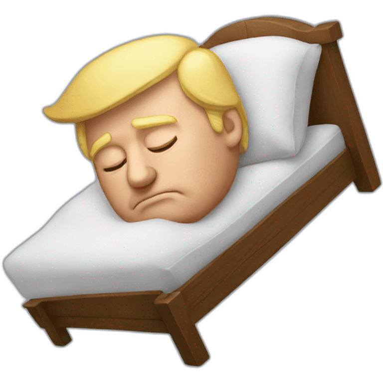 sleeping donald trump emoji