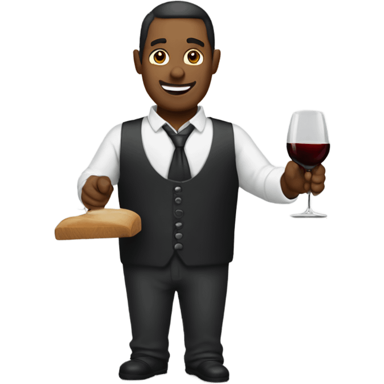 Wine waiter emoji