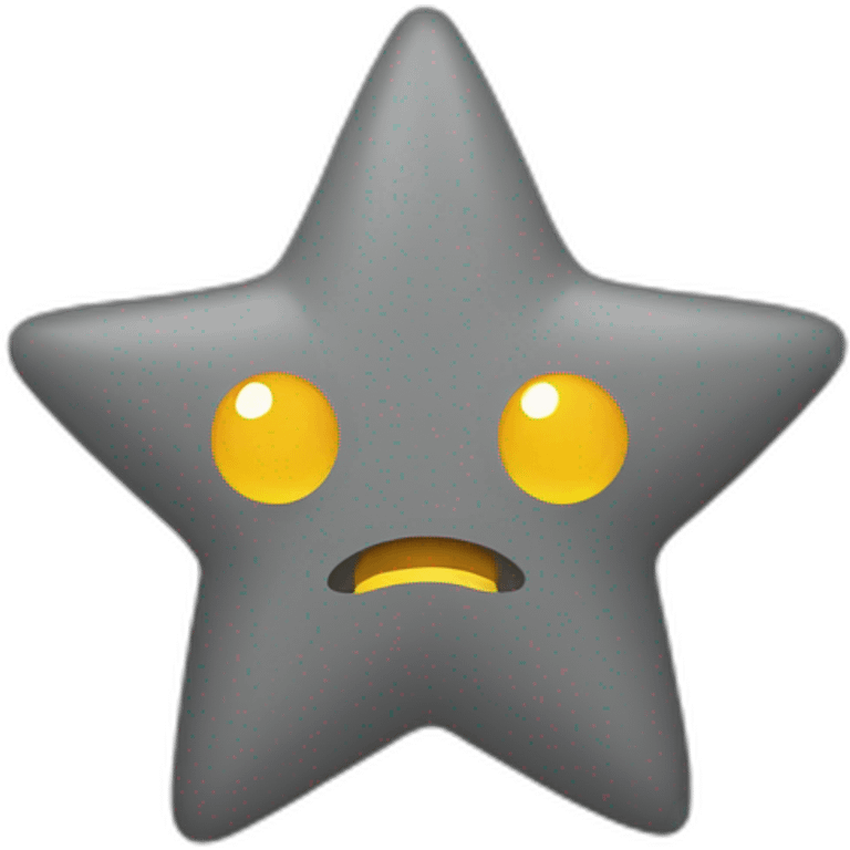 Star grey emoji