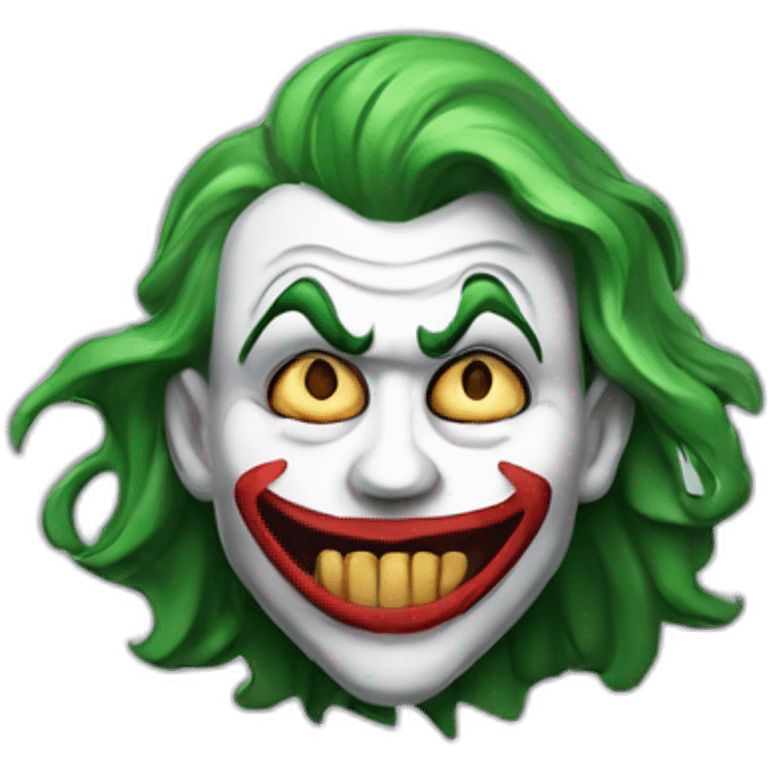 joker telling to shh emoji