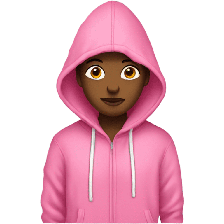 pink oversized hoodie emoji