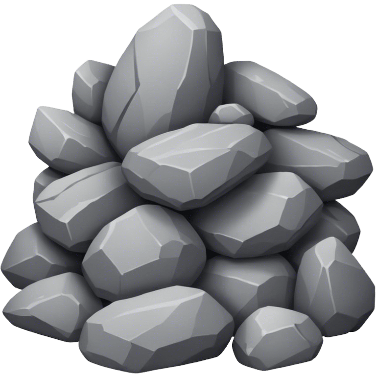 pile of rocks emoji