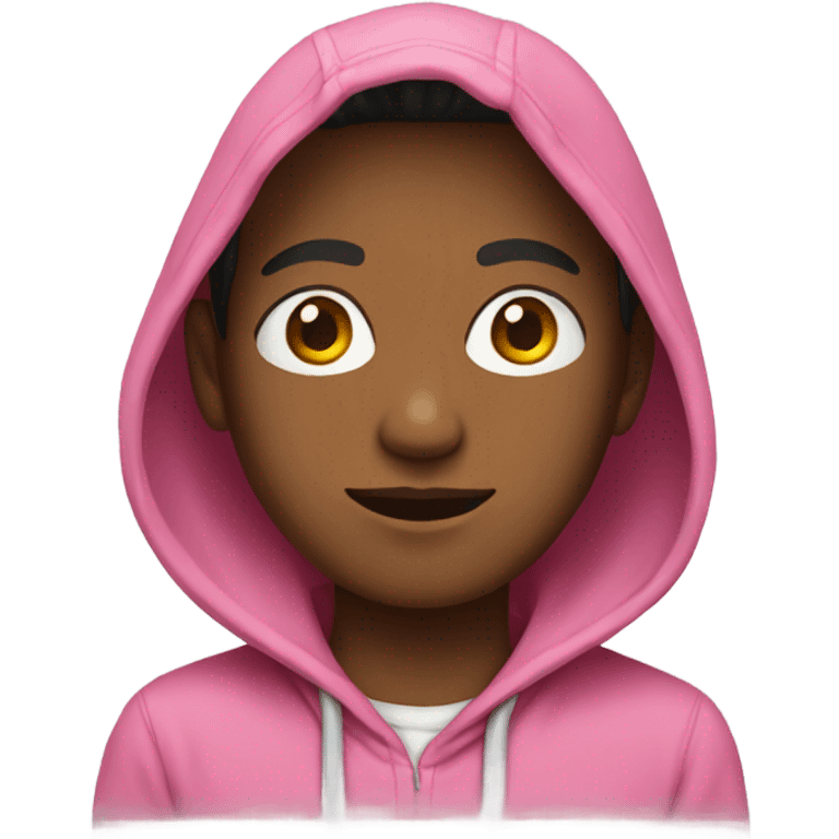 Pink hoodie emoji