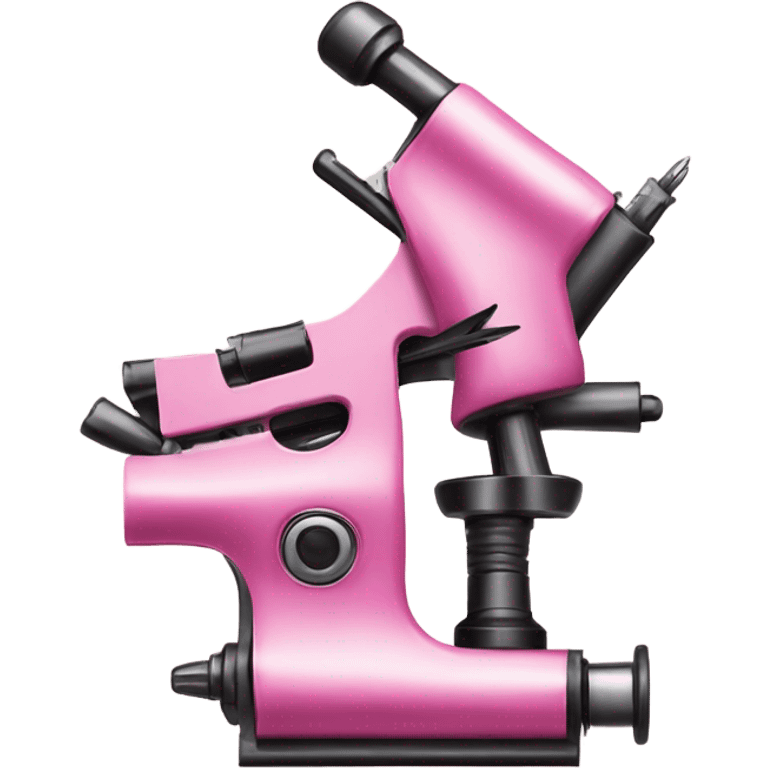 tattoo machine pink emoji