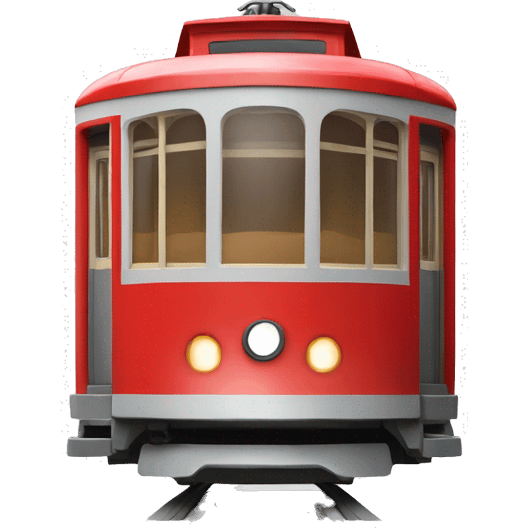 red tram number 2 emoji