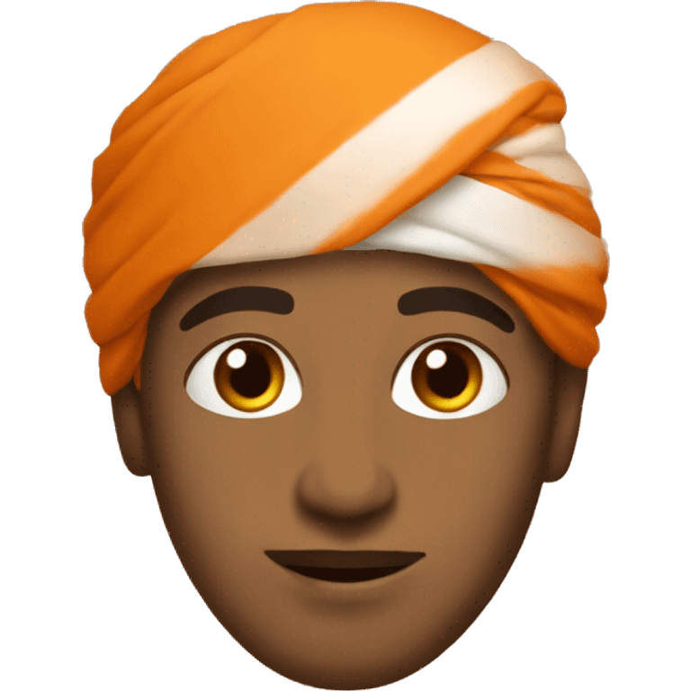 India in orange colour  emoji