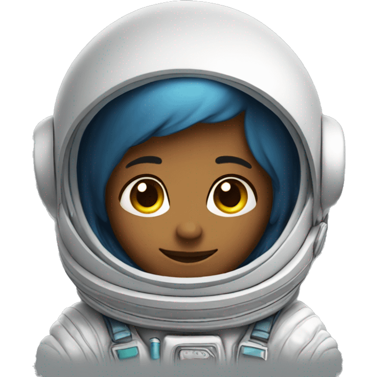 Cute astronaut emoji