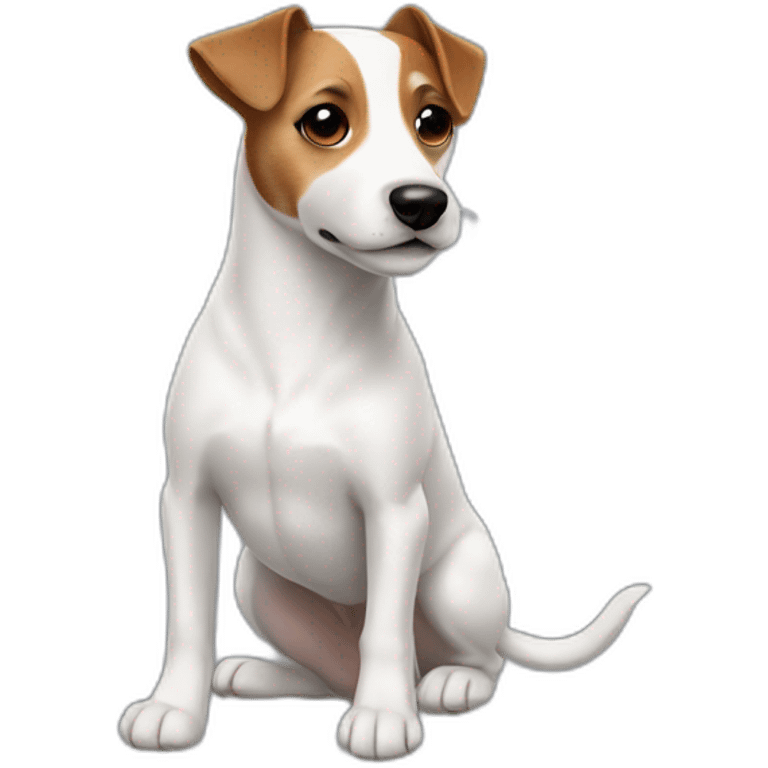 dog Jack Russell Terrier full body emoji