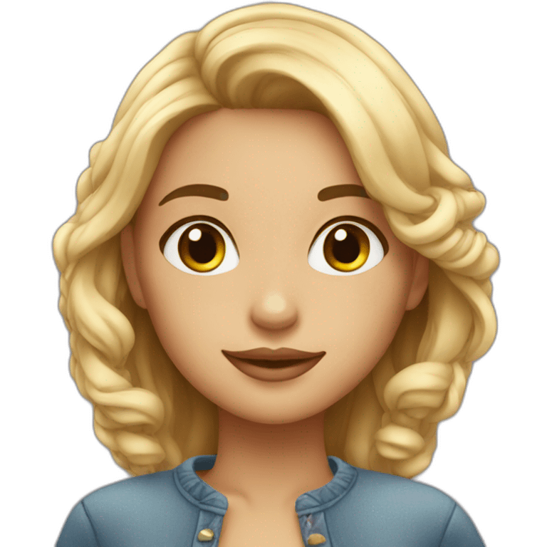 Beautyful girl emoji