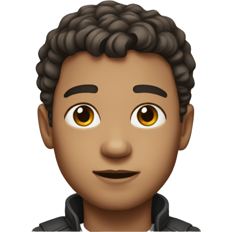 realistic portrait of solo boy emoji