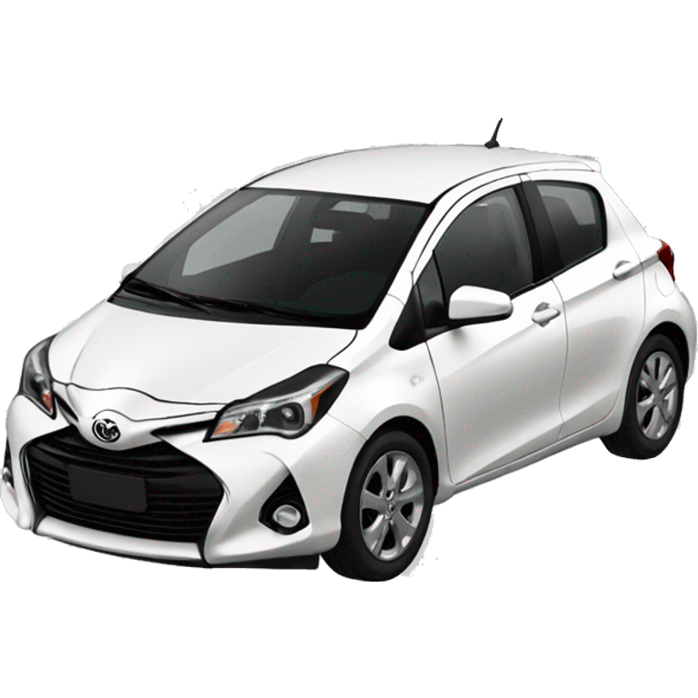 toyota yaris 2024 white emoji