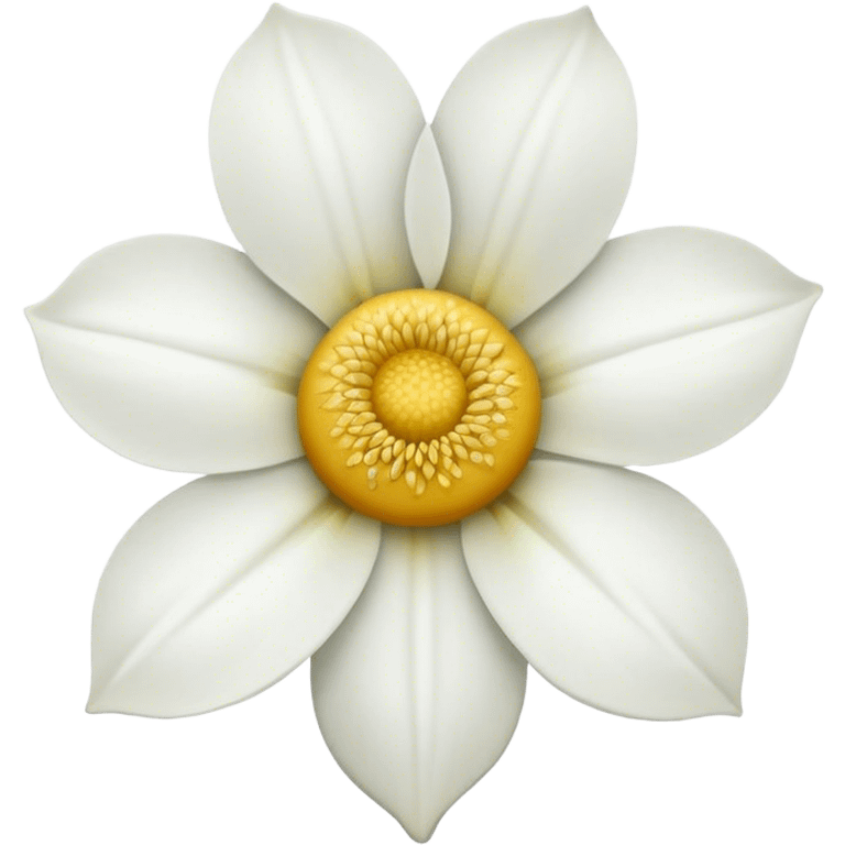 Flor Rosa blanca emoji