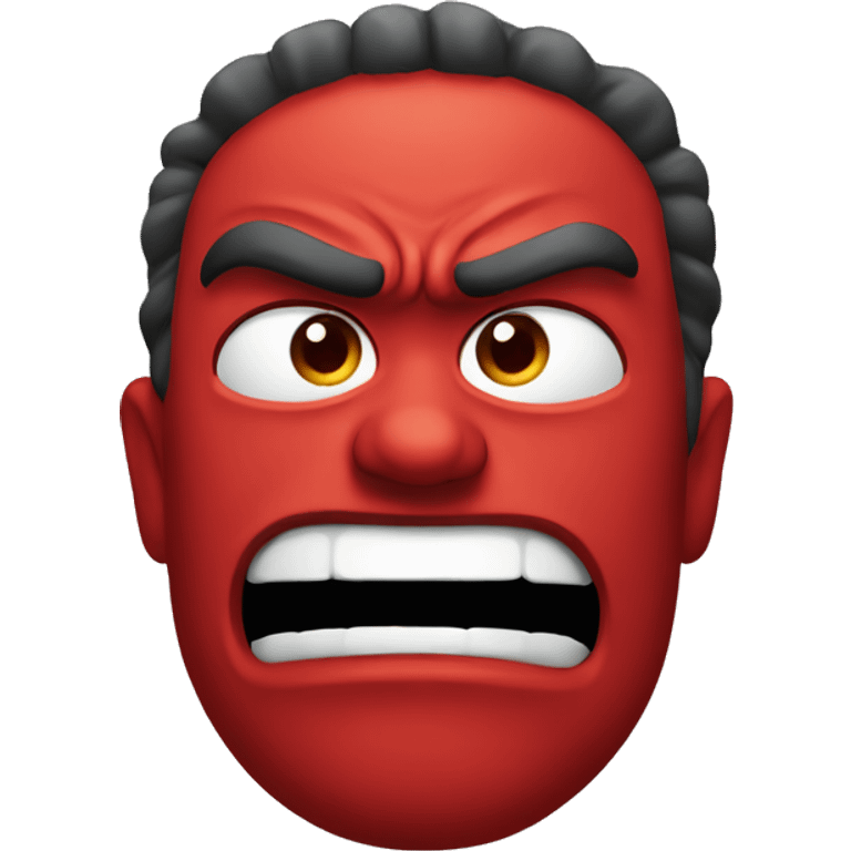 red emoji who’s super angry emoji