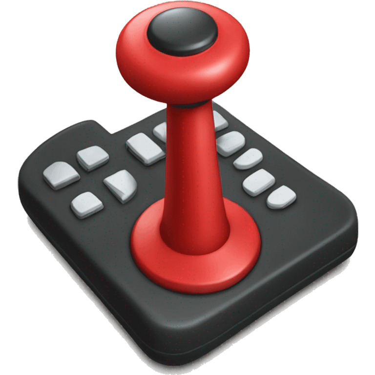 red joystick emoji