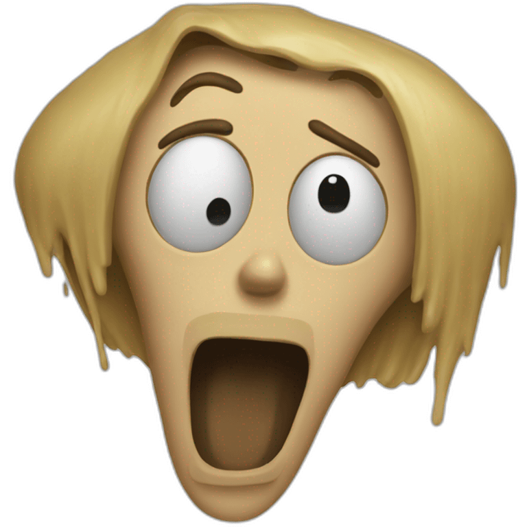 The Scream emoji