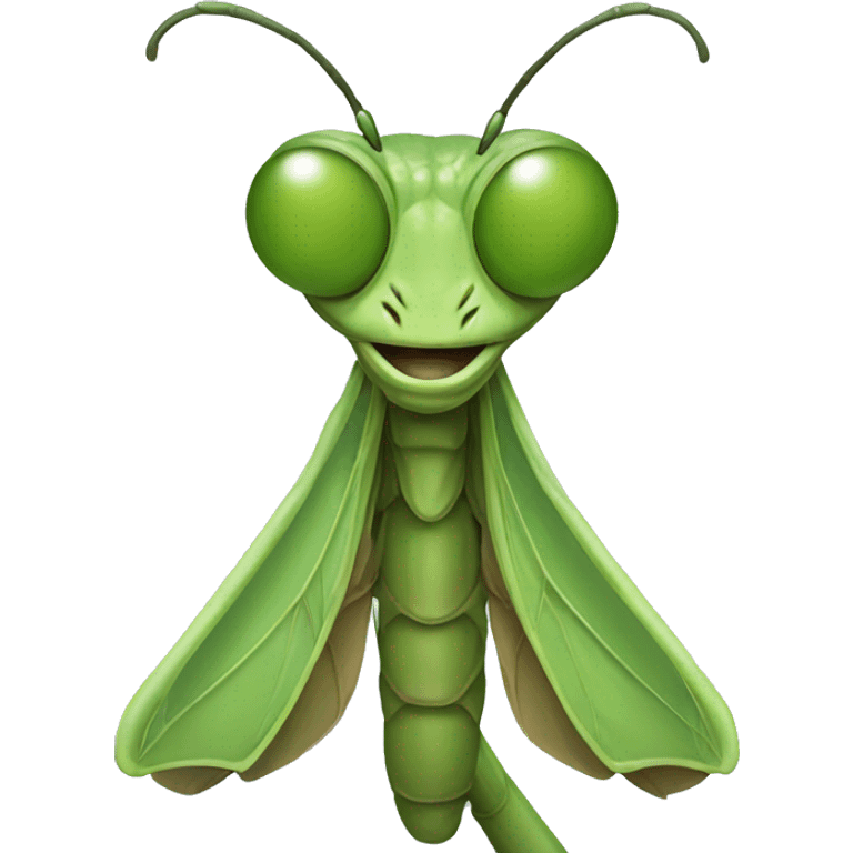 Praying Mantis head emoji