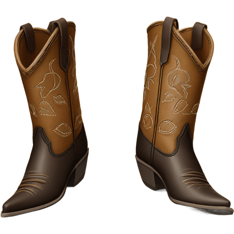 Cowboy boot emoji