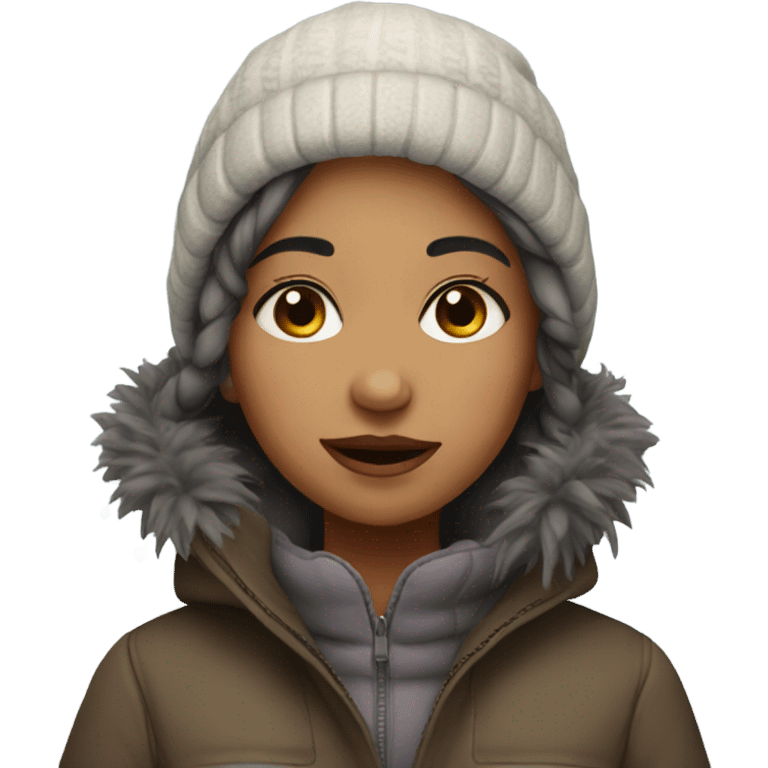 girl in winter emoji