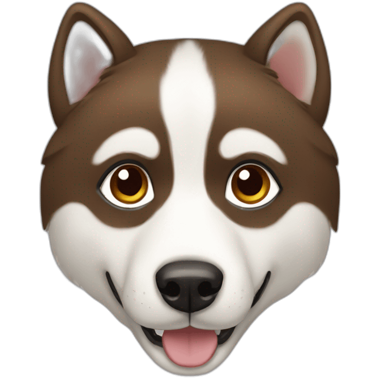 Husky brown emoji