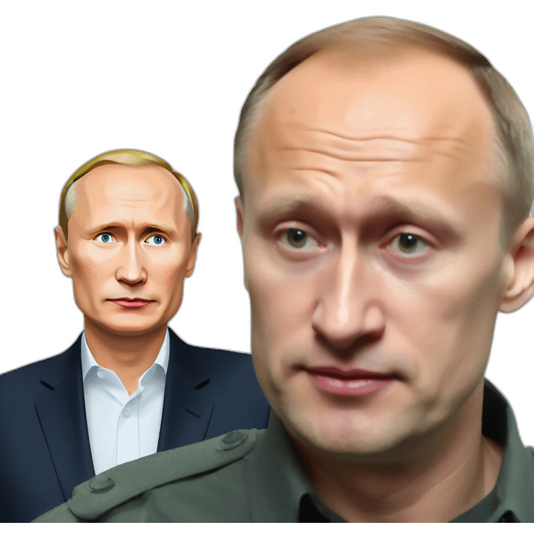 Putin with Navalny emoji