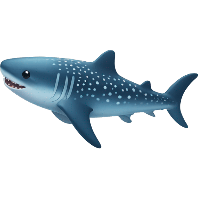 cute whale shark  emoji