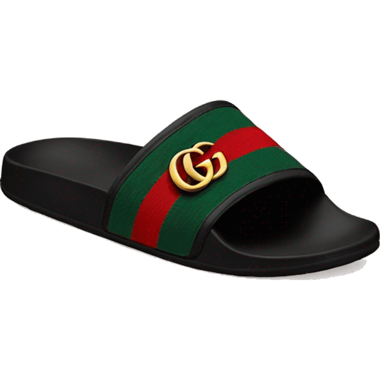 Gucci slides emoji