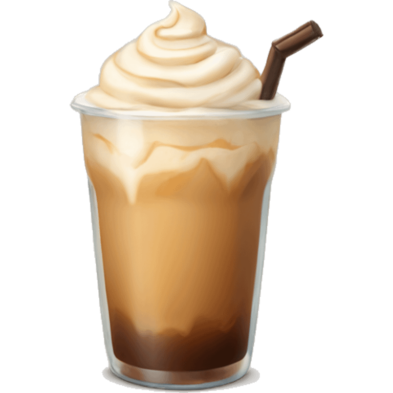 Iced Chai latte emoji