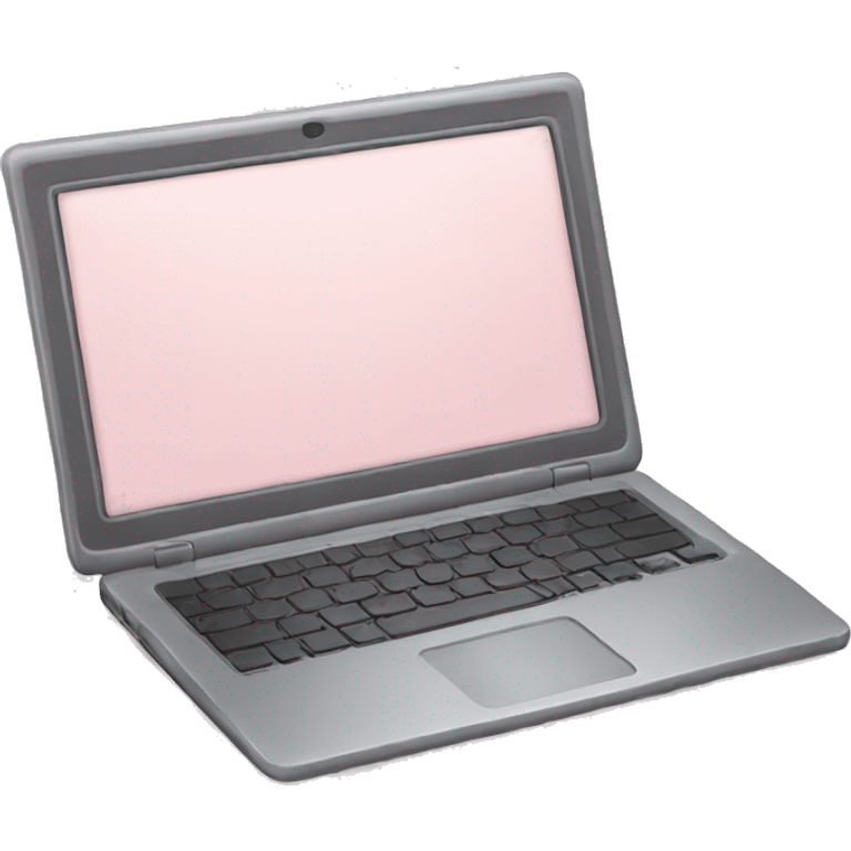 pastel pink laptop emoji