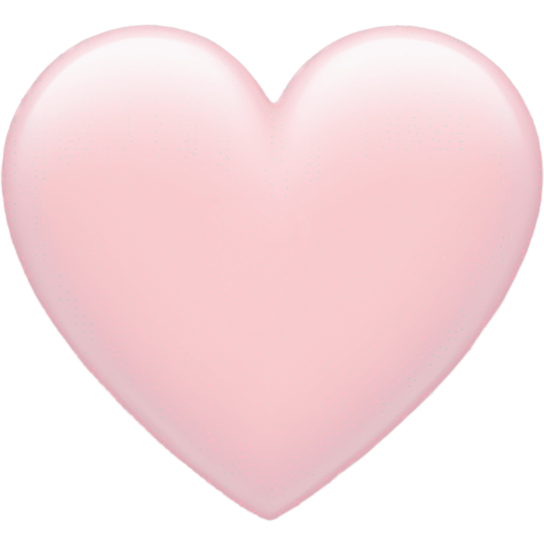 Pastel pink heart emoji