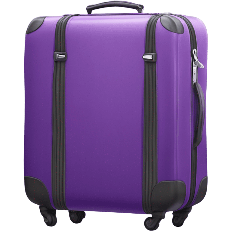 purple suitcase emoji