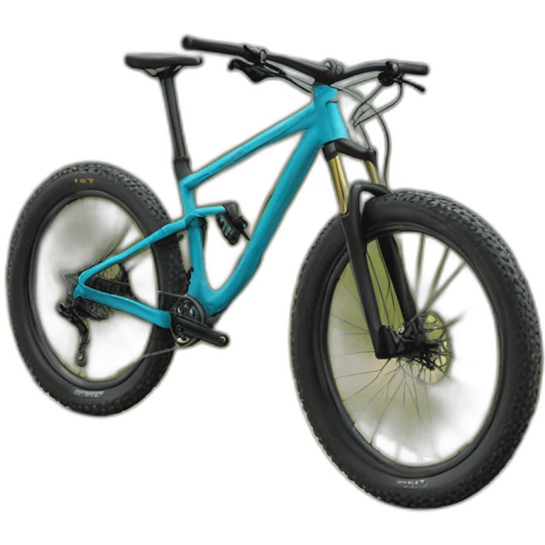 Mtb bike in mountain emoji