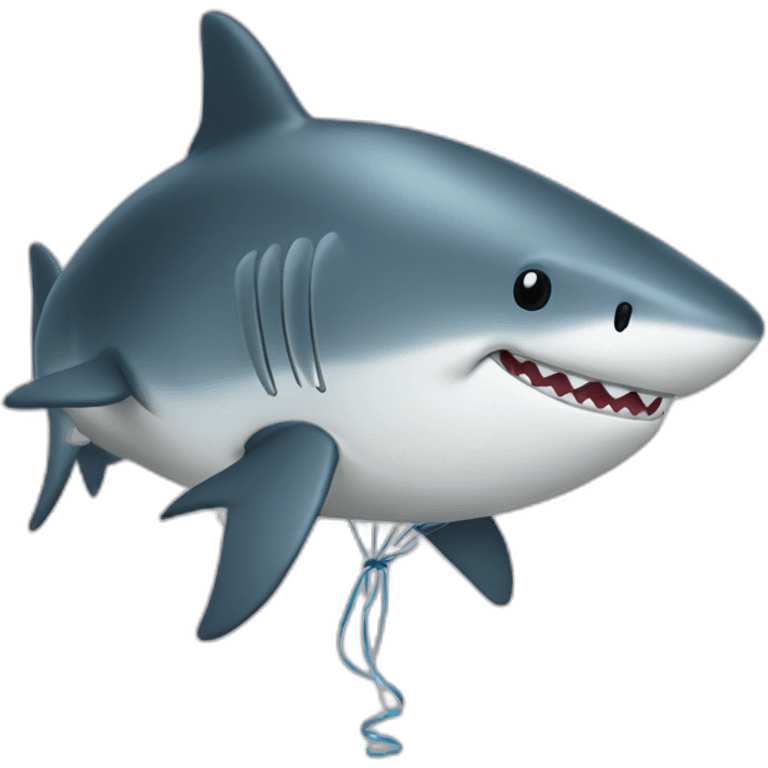 faceless-shark-helium-balloon emoji