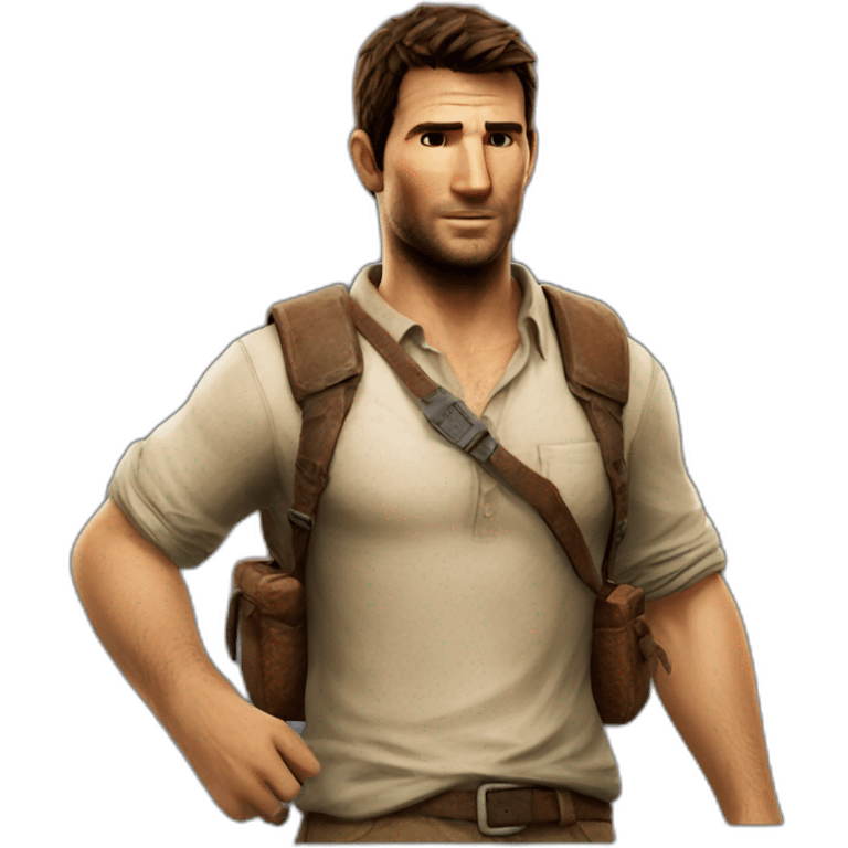 Nathan Drake From Uncharted Game emoji