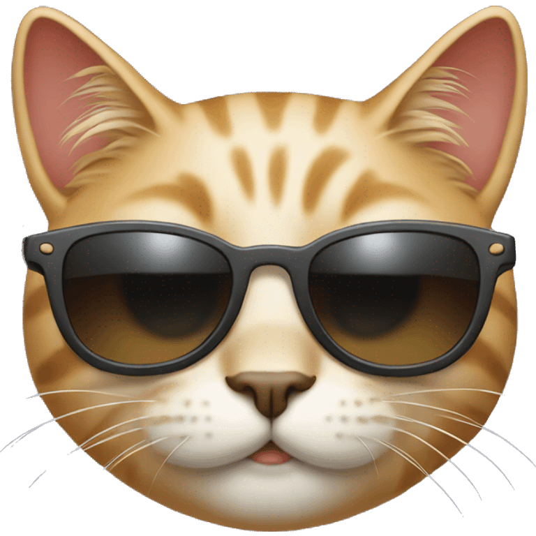 Cat with sunglasses  emoji