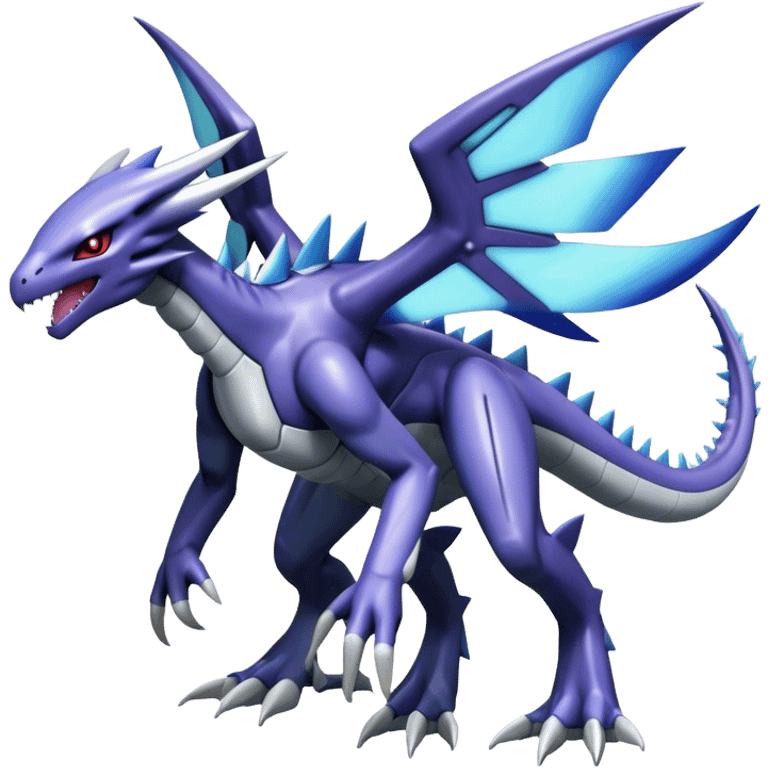  Cool Edgy Shiny Godly Ethereal Digimon-Genesect-Dialga-Reptile full body emoji