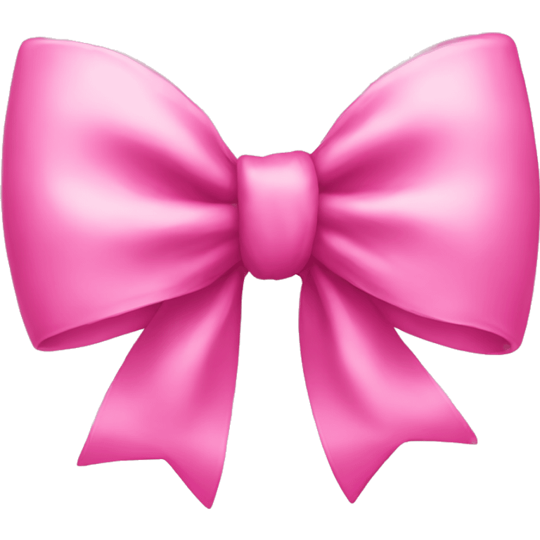 Pink bow emoji