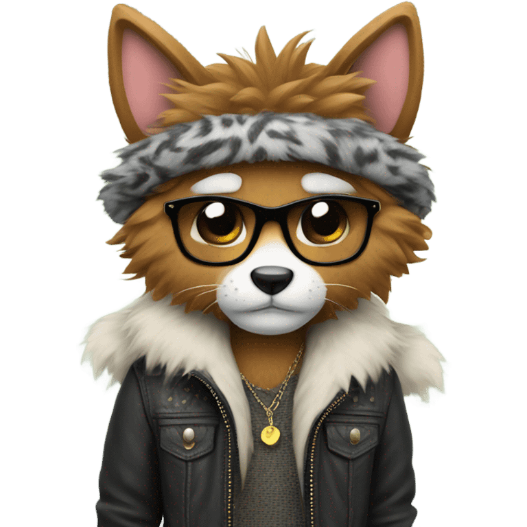 Anthro Animal Fursona Furry Edgy Cool Cute emoji