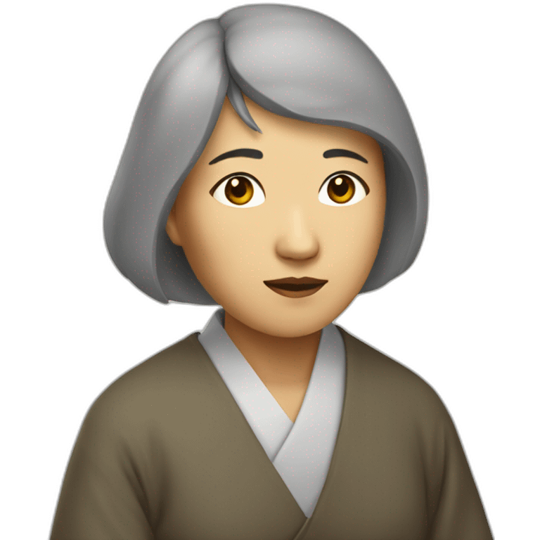 Female asian philosopher emoji