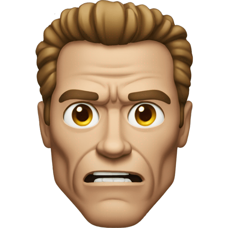 Arnold Terminator face  emoji