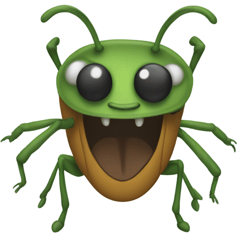 Silly bug emoji