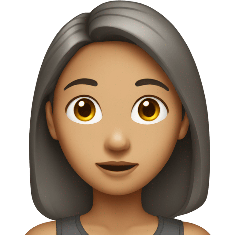 tan Asian girl  emoji