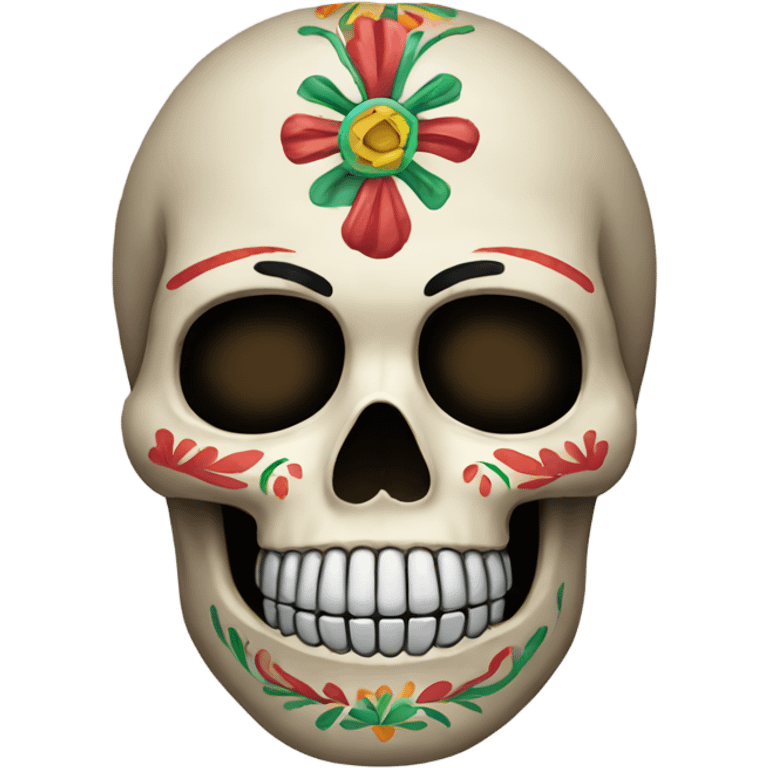 Mexican skull emoji