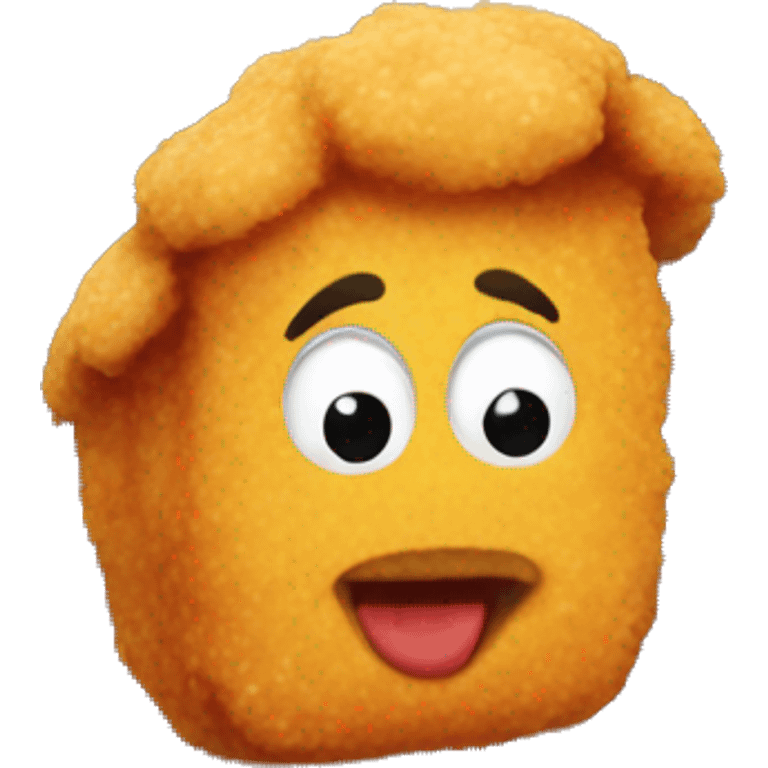 chicken nugget talking emoji