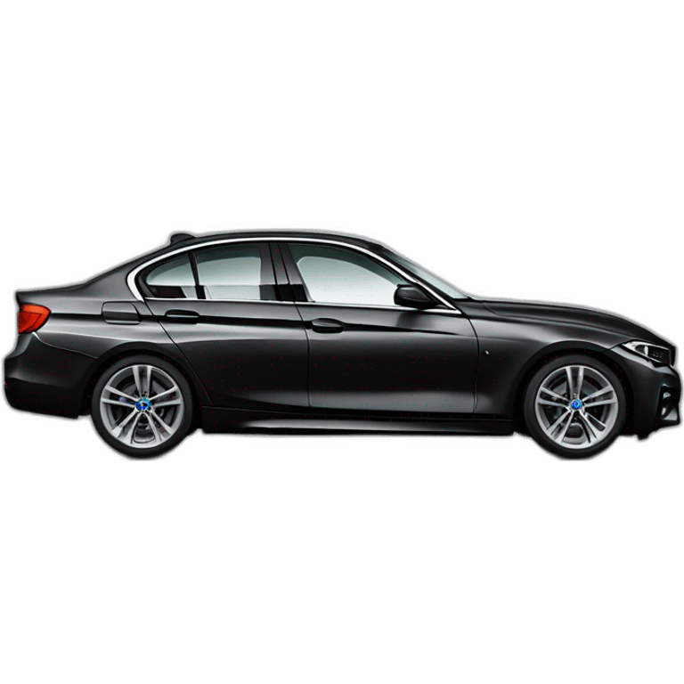 Bmw 3 series g black emoji