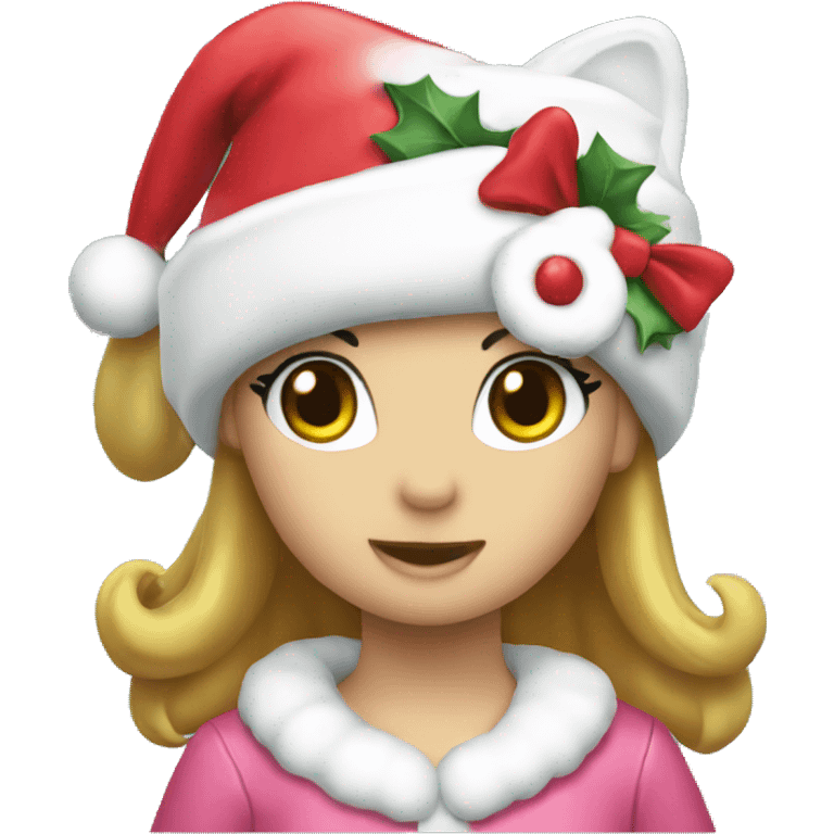 Hello kitty Christmas  emoji