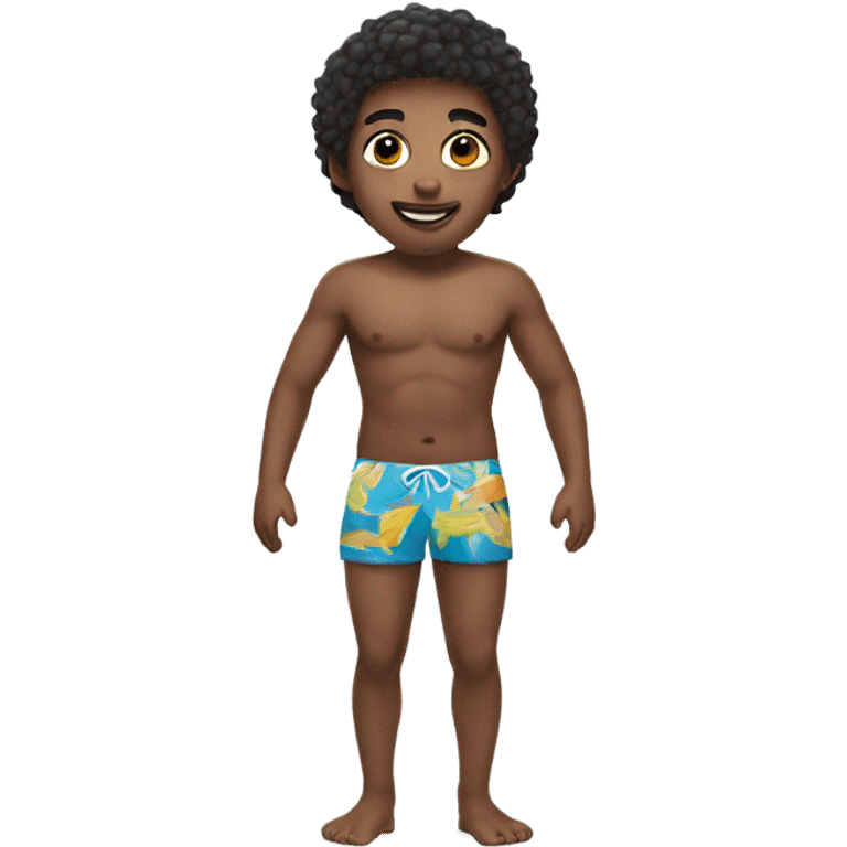 Boy in swimming trunks  emoji