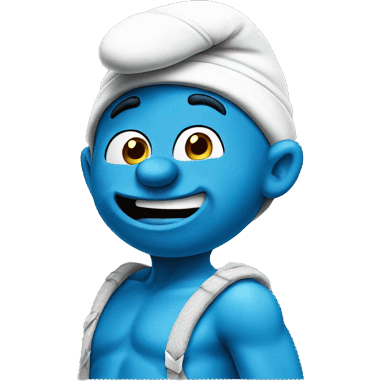 Smurf  emoji