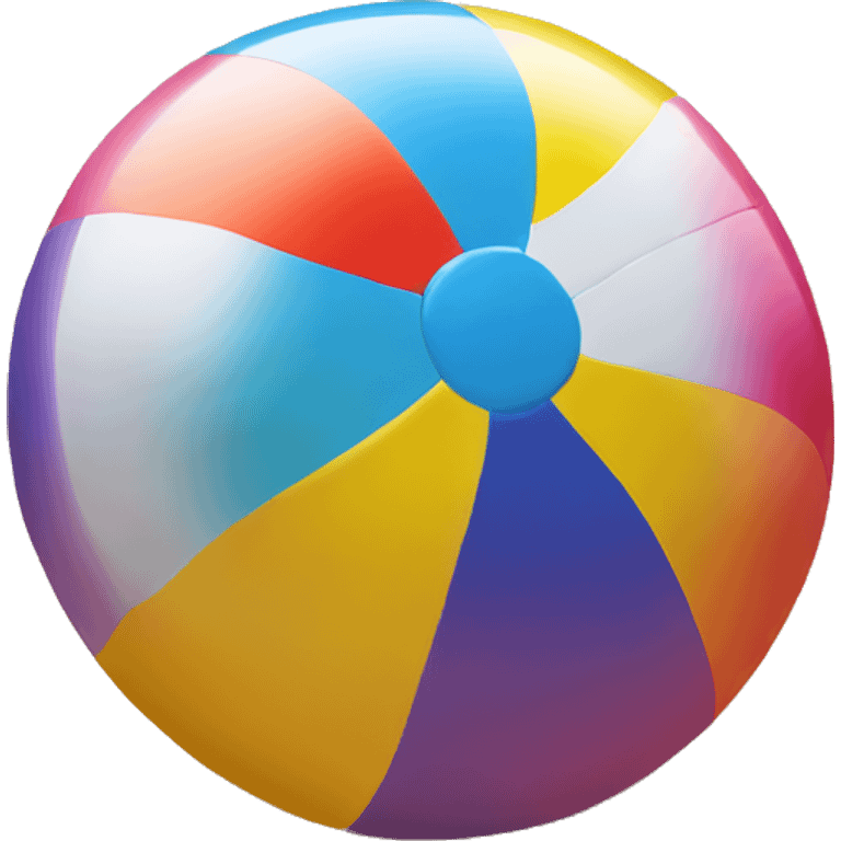 beach ball colorful  emoji